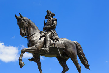 Fototapeta na wymiar The Equestrian Statue of George Washington