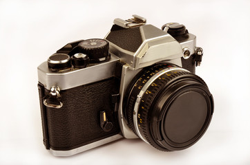 C&acirc;mera Fotogr&aacute;fica Anal&oacute;gica em S&eacute;pia