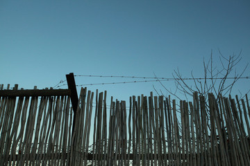 fence and wire