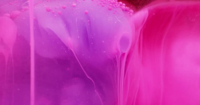 Abstract extrime macro composition of coloured liquids. 4k. Shot on RED.