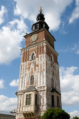 Fototapeta na wymiar Town Hall Tower - Krakow - Poland