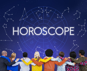 Horoscope Astral Calendar Future Prediction Signs Concept