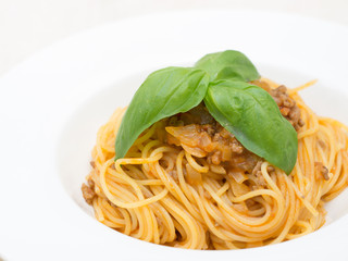 ボロネーゼ　パスタ