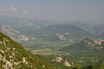 Fototapeta premium Tal in Montenegro