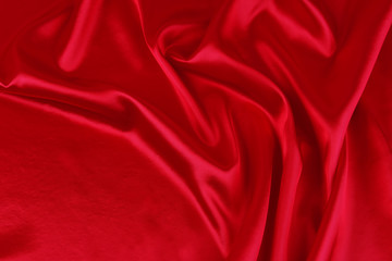 Red silk