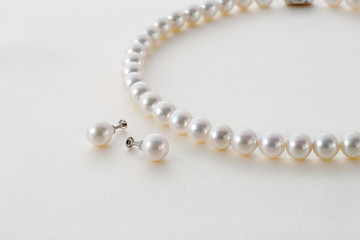 真珠のアクセサリー