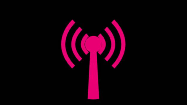 Wifi wireless internet network net web connection icon logo wi-fi wi fi 4k
