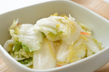 白菜の浅漬け