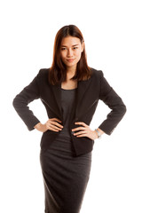 Beautiful young Asian business woman.