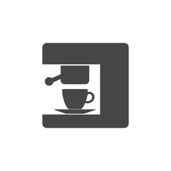 Coffee maker machine simple icon, Coffee maker icon