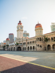 Obraz premium KUALA LUMPUR, MALAYSIA - MAR 1: Sultan Abdul Samad Building in f