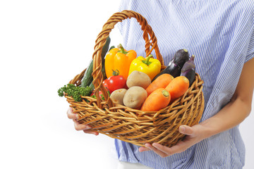 採れたての野菜　Vegetable image