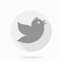 Flying Bird Vector Flat Icon