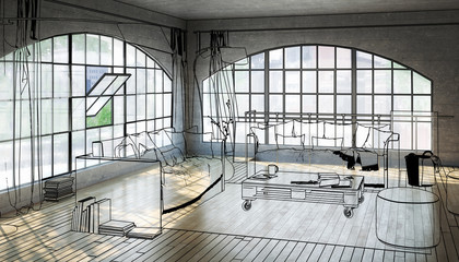 Postindustiral Loft Design (furniture)