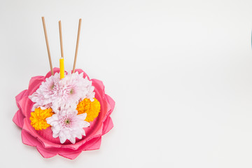 Krathong Made from natural materials.