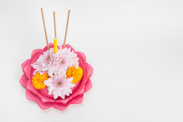 Krathong Made from natural materials.