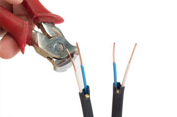 tool electrician cutters and wire
