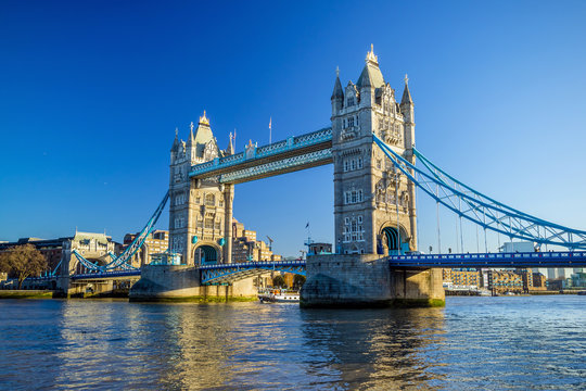 Tower Bridge in London, UK