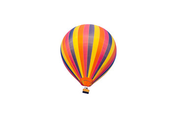 hot air balloon isolated on white background