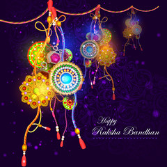 Raksha bandhan background for Indian festival celebration