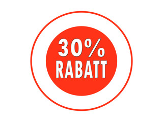 30% Rabatt