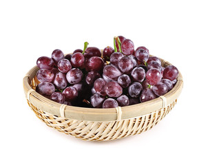 grape close up isolated on white background