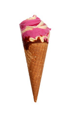 Ice cream with chocolate