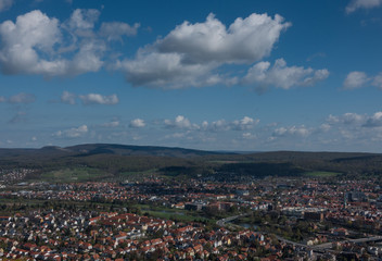 City Hamelin from aerial viewpoint ,Germany