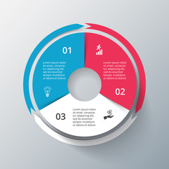 Vector infographic design template.