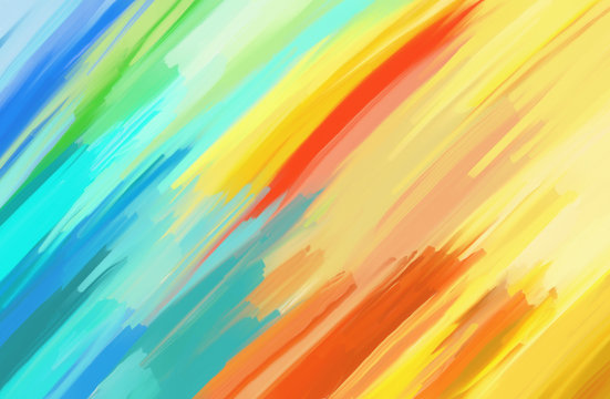 Digital Painting Abstract Background
