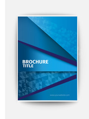 blue business brochure blue Modern Vector abstract brochure / book / flyer design template flyer design layout template in A4 size, vector eps10.