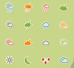 Weather simply icons