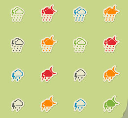 Weather simply icons