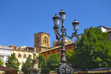 Fototapeta premium Town center in Granada.