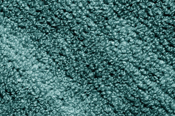 Absract cyan colorful knitting texture.