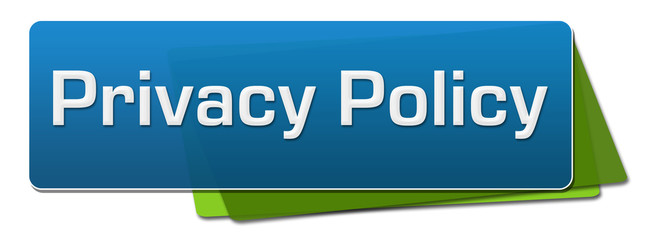 Privacy Policy Blue Green Horizontal Squares 