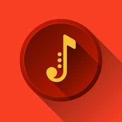 Music note. Jazz Icon Vector.