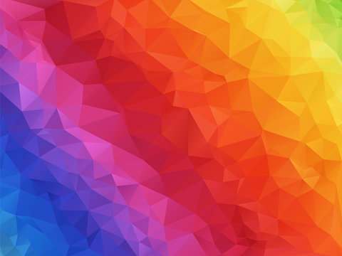 geometric spectrum rainbow texture background