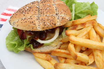 burger et frites 29072016