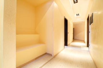Empty hall of a new penthouse