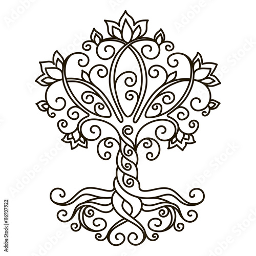 Download Tree Of Life Mandala Svg Free - Layered SVG Cut File - All ...