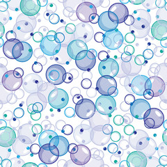 Abstract pattern - bubbles on white