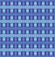 Vector seamless interwoven texture