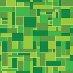 Green abstract geometric vector pattern