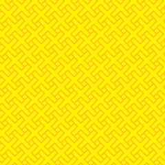 Yellow vector seamless ornament