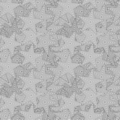 Vector abstract seamless pattern with stars