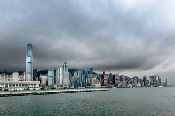 Obraz premium Beautifu lHong Kong skyline