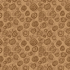 Fototapeta na wymiar Vector abstract chocolate pattern - seamless background