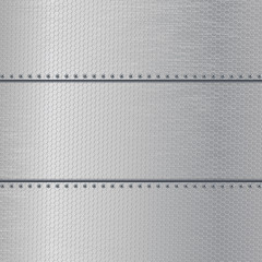 Metal background with hexagon pattern