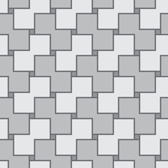 Abstract gray square seamless vector texture